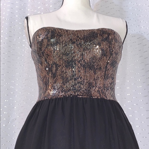 Guess Fit and Flare Strapless Dress - Picture 3 of 11